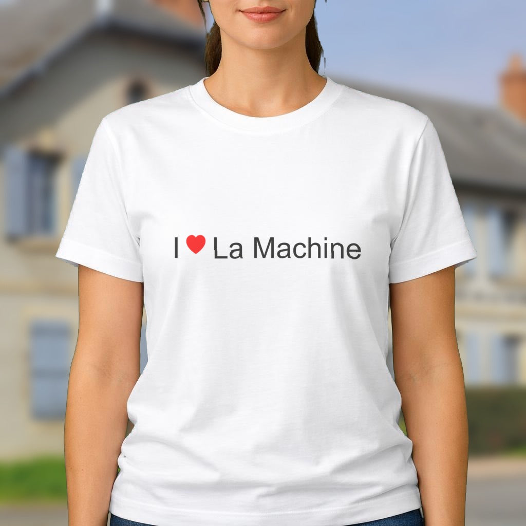 T-shirt I love la machine
