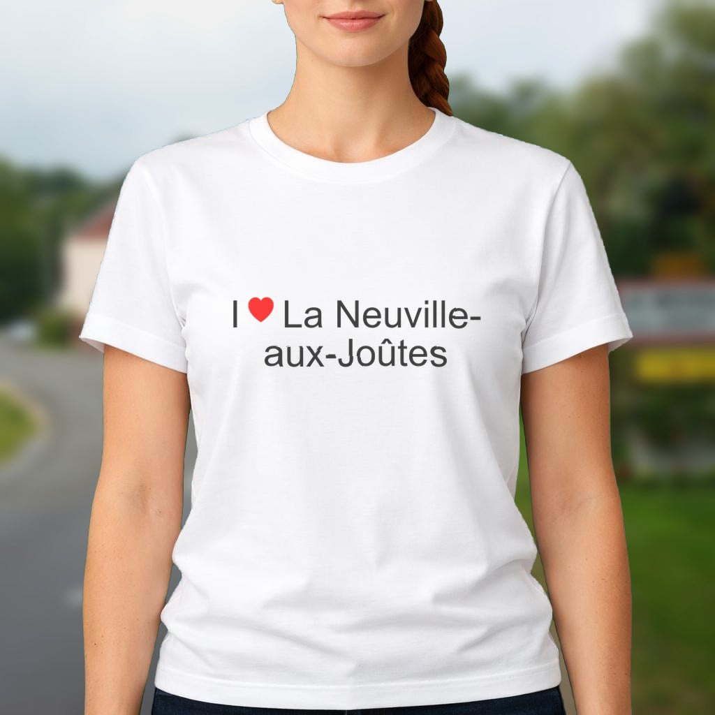 T-shirt I love la neuville-aux-joûtes