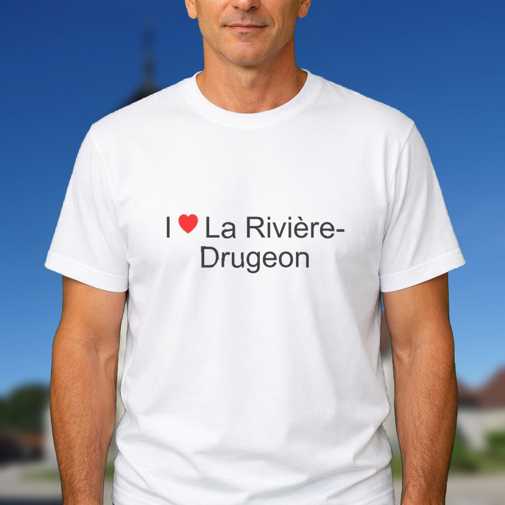T-shirt I love la rivière-drugeon