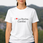 T-shirt I love la roche-canillac