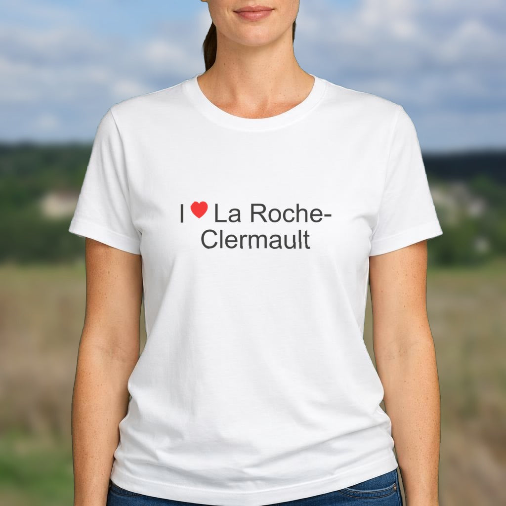 T-shirt I love la roche-clermault