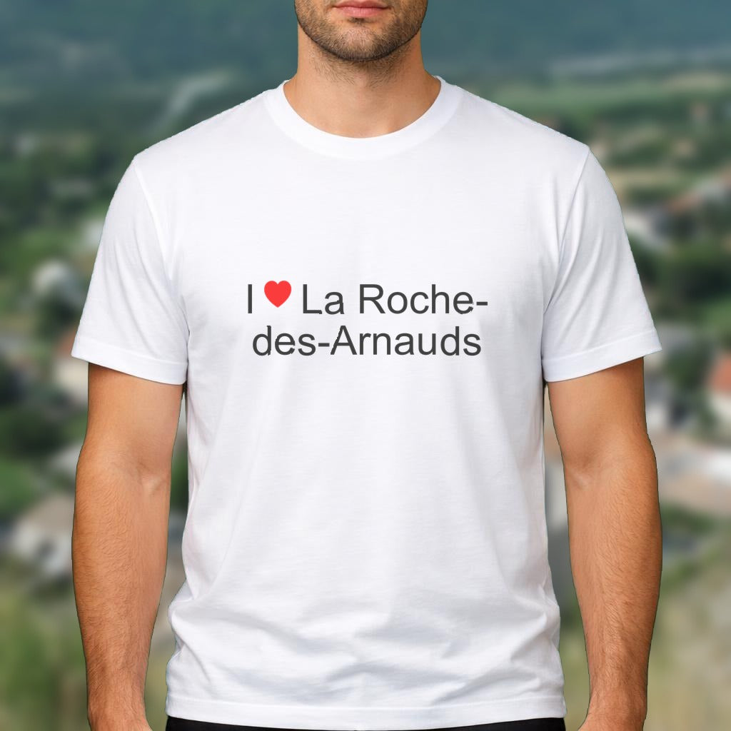 T-shirt I love la roche-des-arnauds