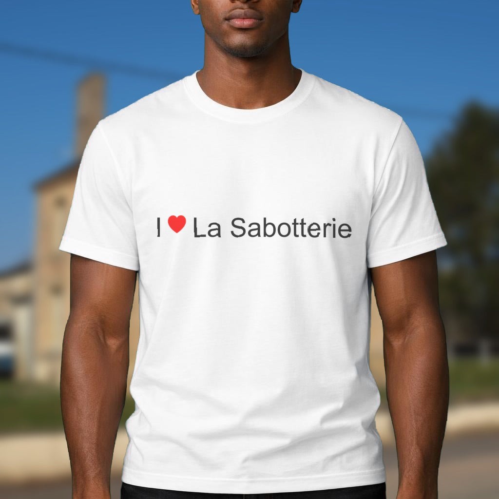 T-shirt I love la sabotterie