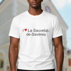 T-shirt I love la sauvetat-de-savères