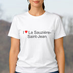 T-shirt I love la sauzière-saint-jean