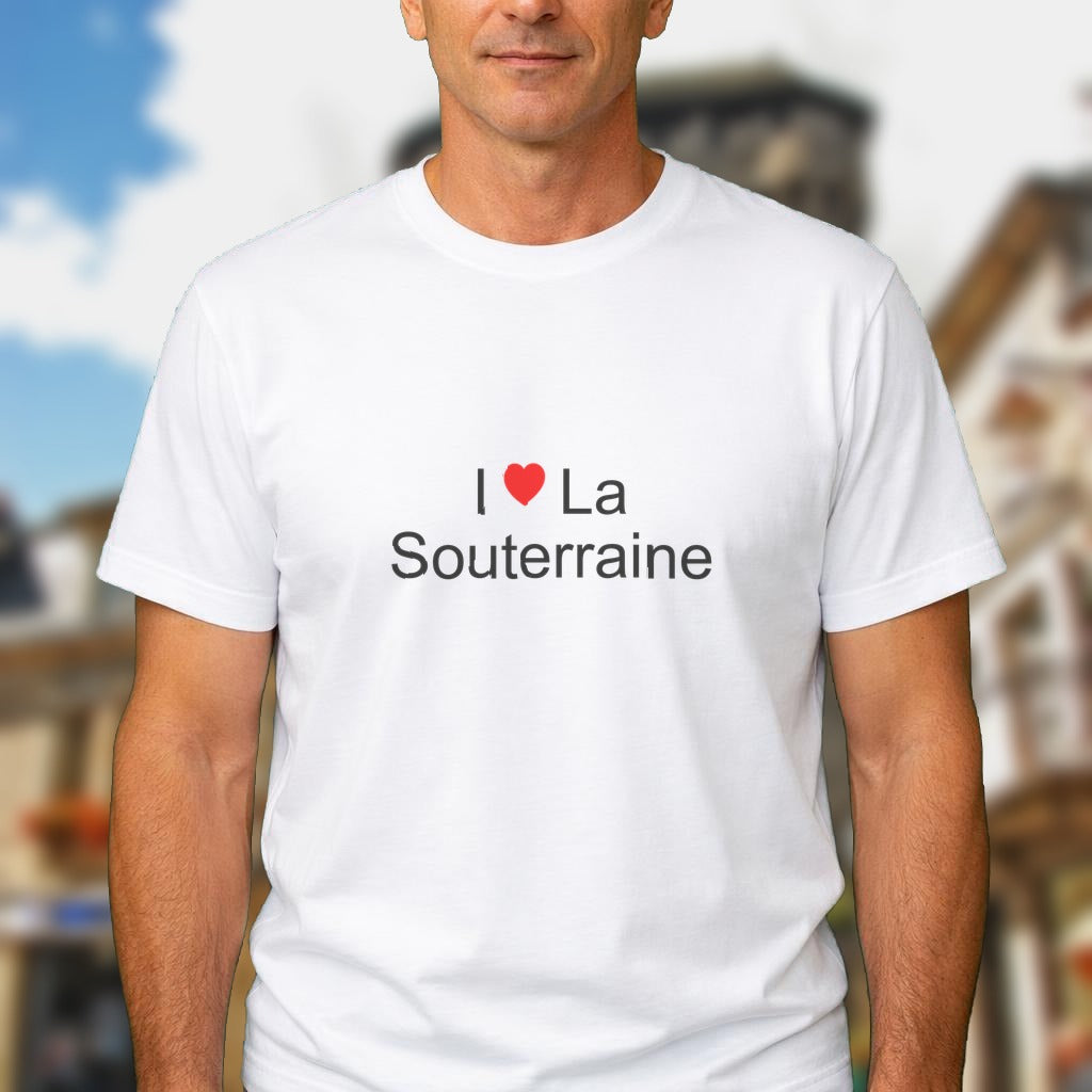 T-shirt I love la souterraine