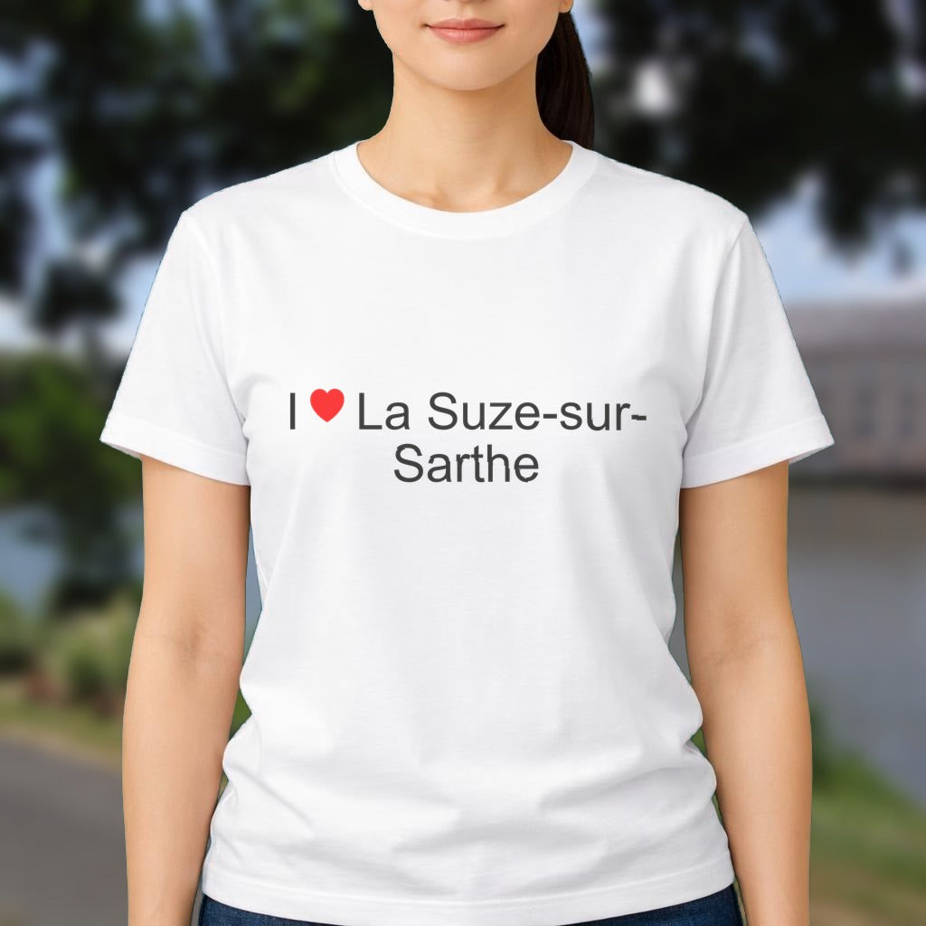 T-shirt I love la suze-sur-sarthe