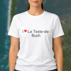 T-shirt I love la teste-de-buch