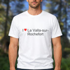 T-shirt I love la valla-sur-rochefort