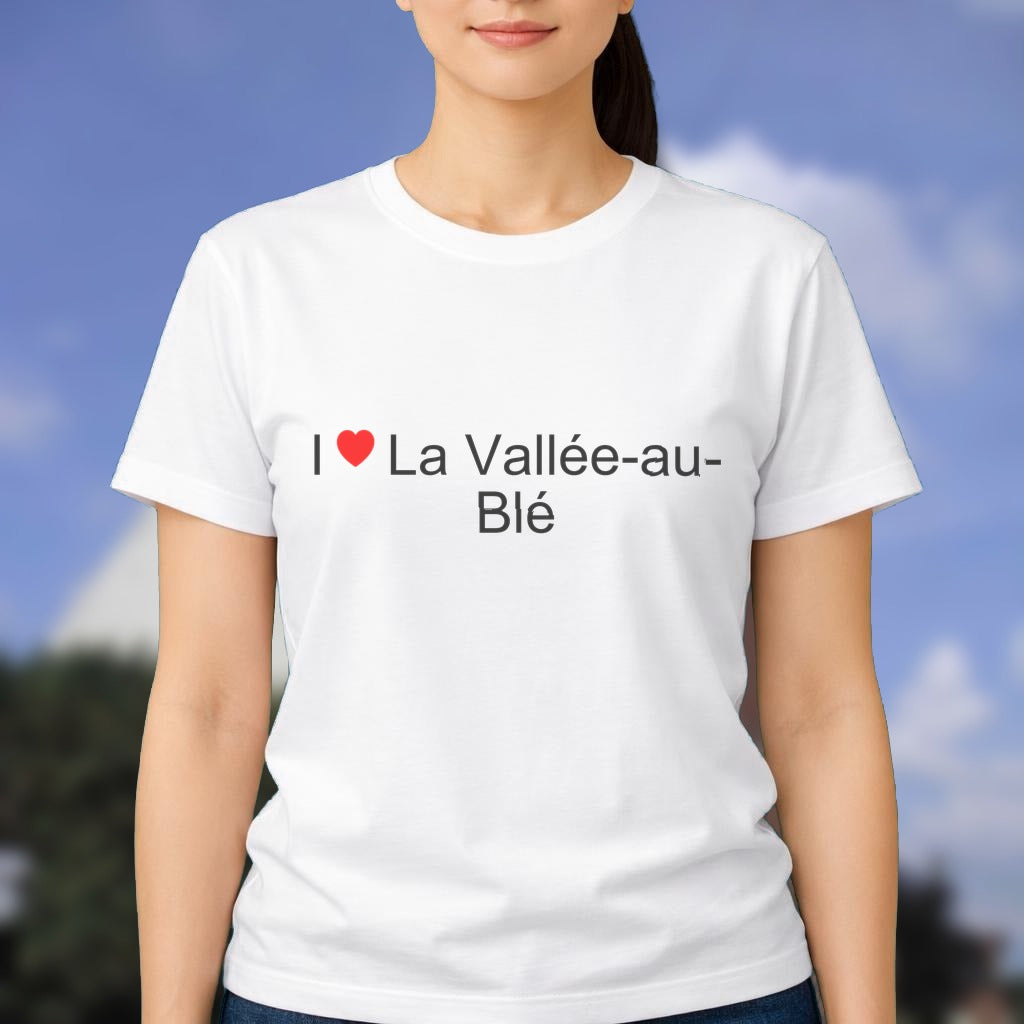 T-shirt I love la vallée-au-blé