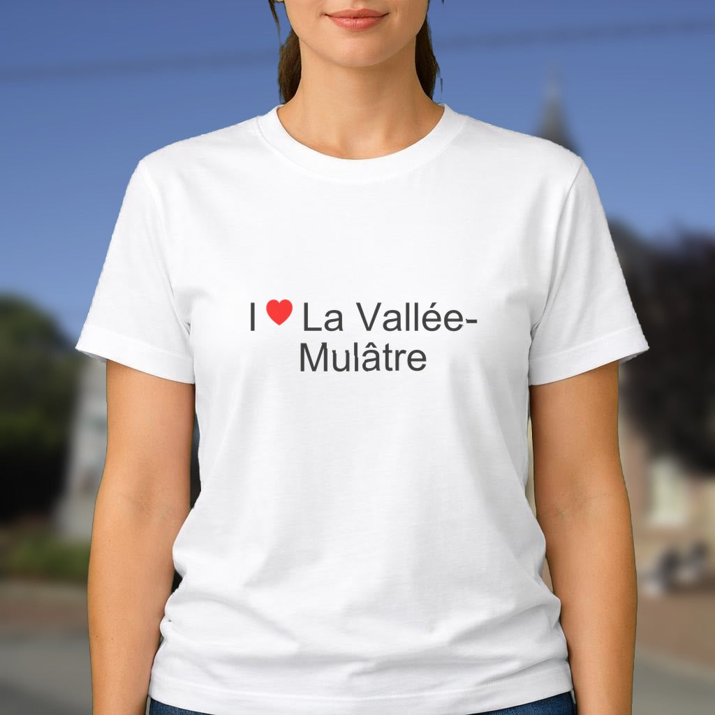 T-shirt I love la vallée-mulâtre