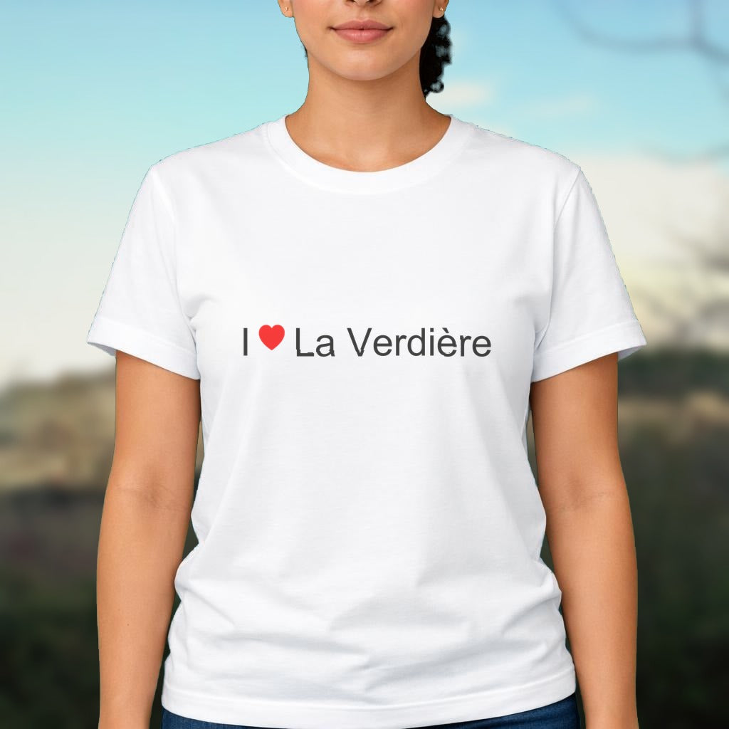 T-shirt I love la verdière