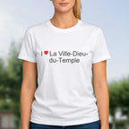 T-shirt I love la ville-dieu-du-temple