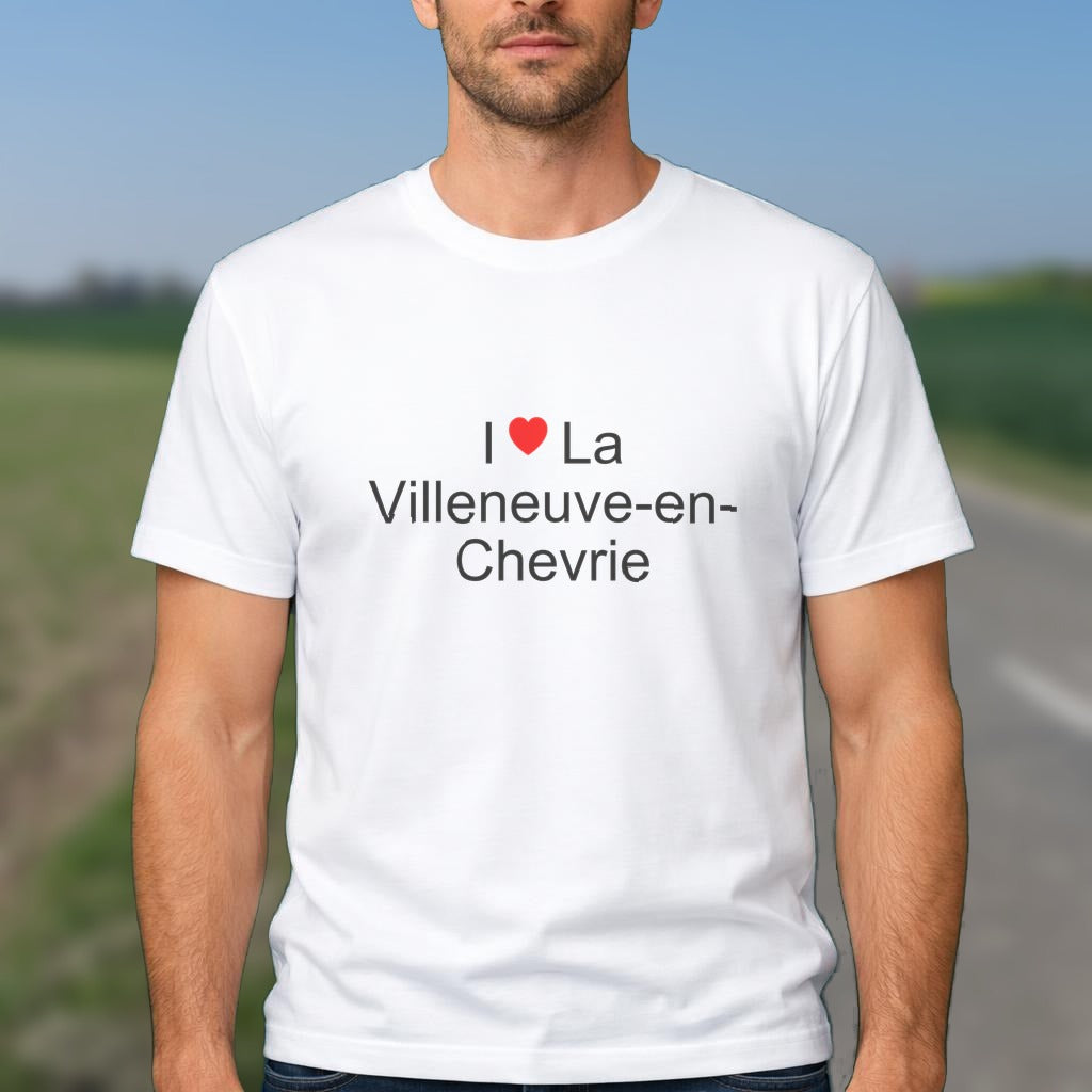 T-shirt I love la villeneuve-en-chevrie