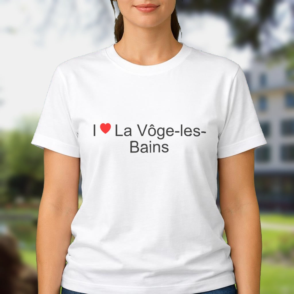 T-shirt I love la vôge-les-bains