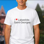 T-shirt I love labastide-saint-georges