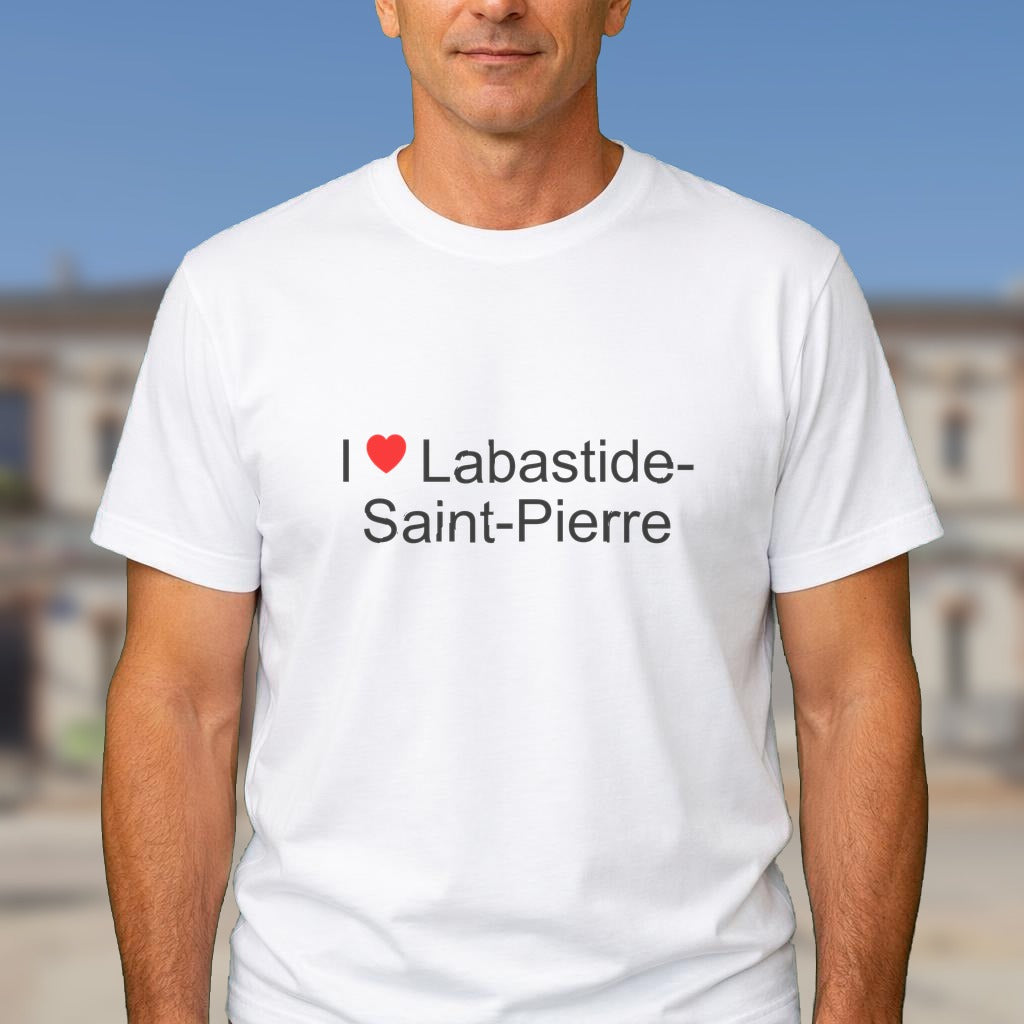 T-shirt I love labastide-saint-pierre