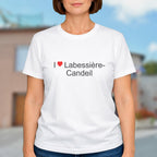 T-shirt I love labessière-candeil