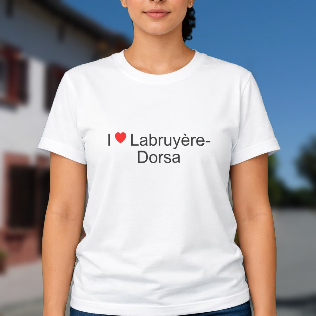 T-shirt I love labruyère-dorsa