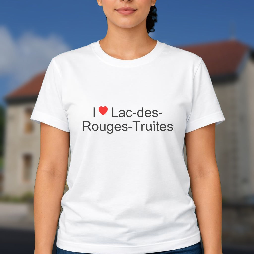 T-shirt I love lac-des-rouges-truites