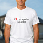 T-shirt I love lacapelle-ségalar