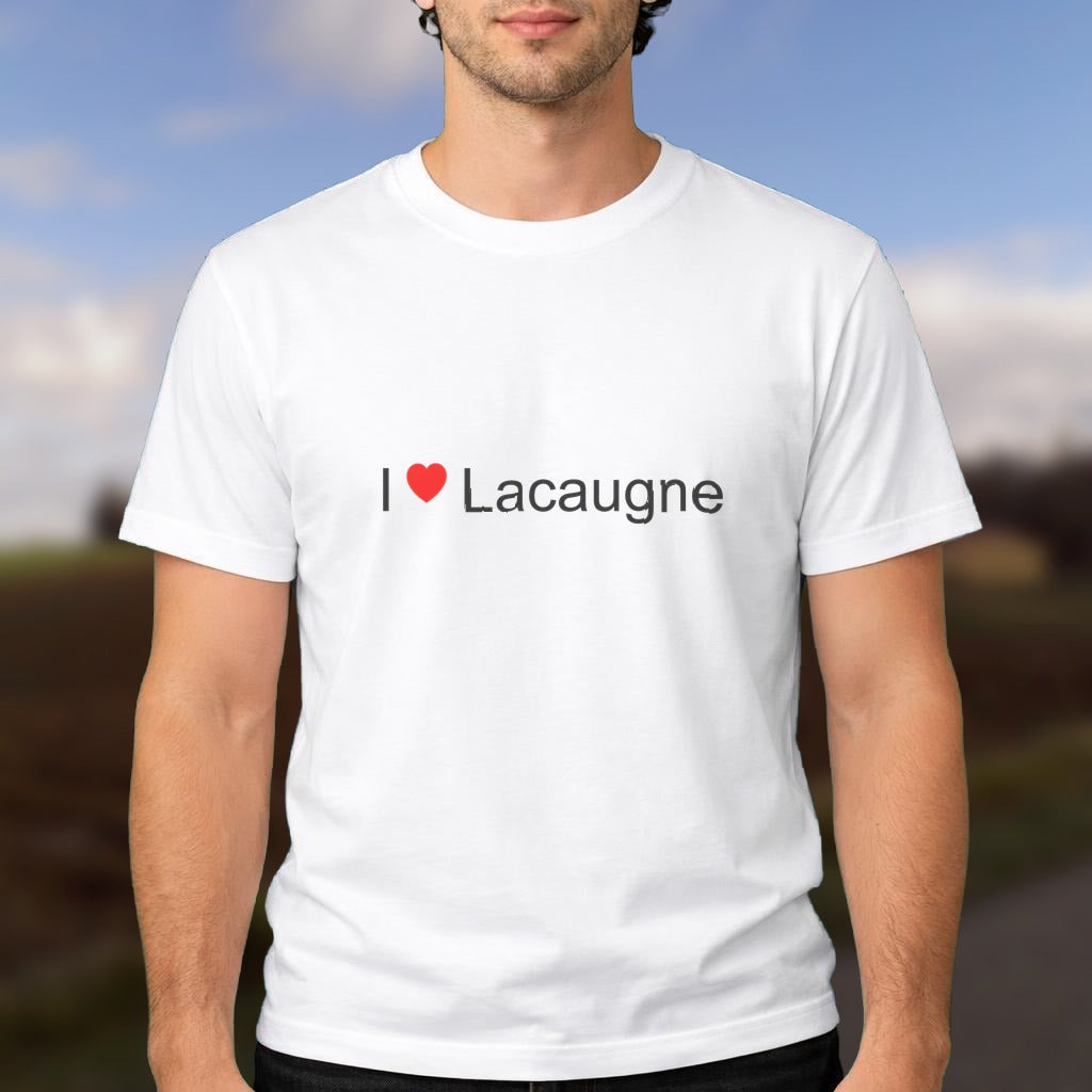 T-shirt I love lacaugne
