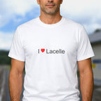 T-shirt I love lacelle