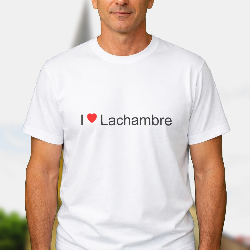 T-shirt I love lachambre