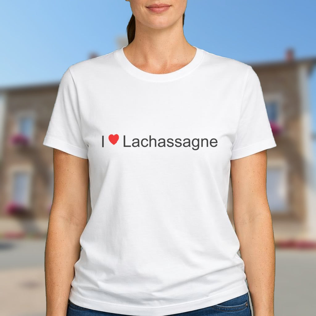 T-shirt I love lachassagne