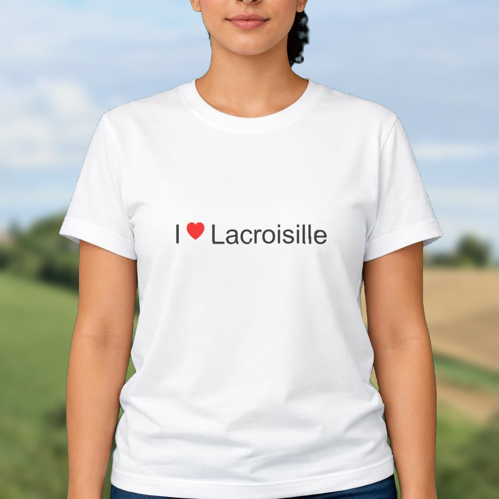 T-shirt I love lacroisille