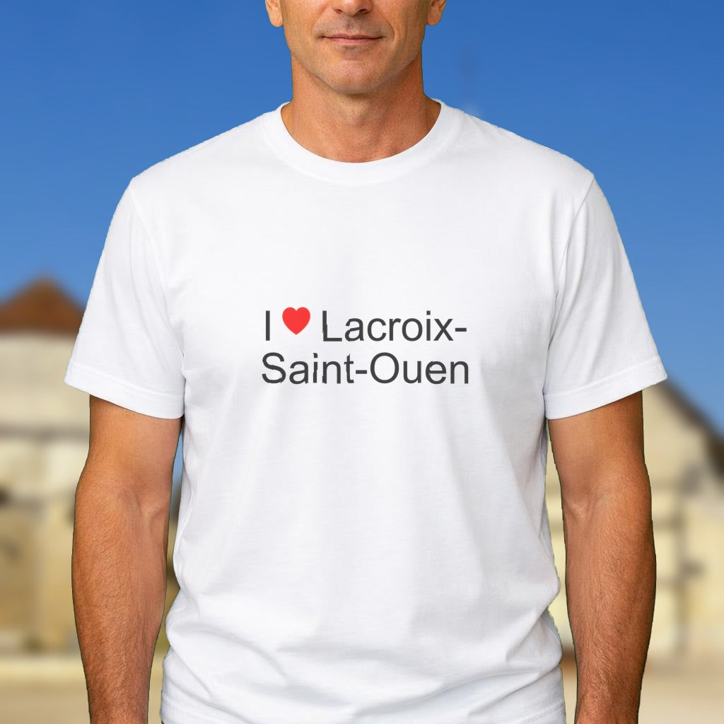 T-shirt I love lacroix-saint-ouen