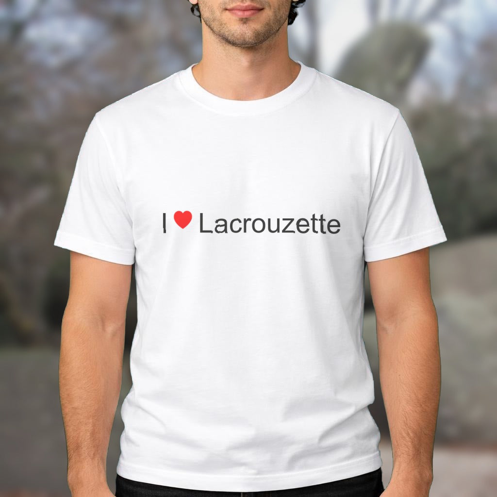 T-shirt I love lacrouzette
