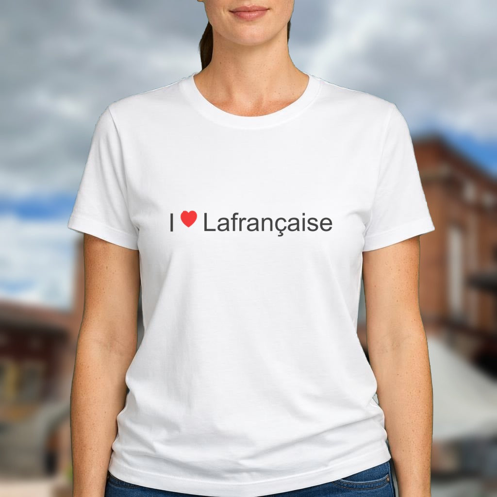 T-shirt I love lafrançaise