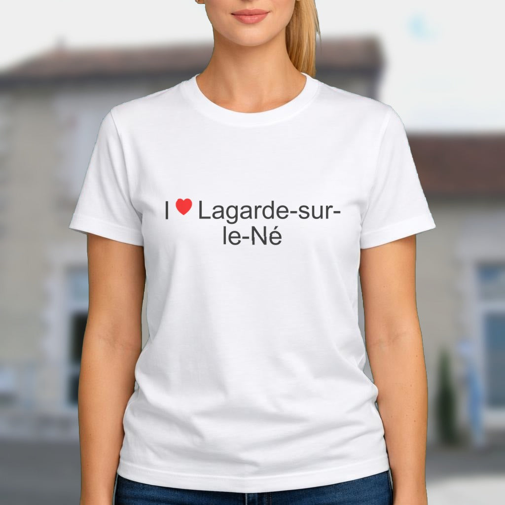 T-shirt I love lagarde-sur-le-né