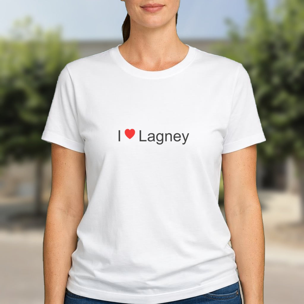 T-shirt I love lagney
