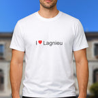 T-shirt I love lagnieu