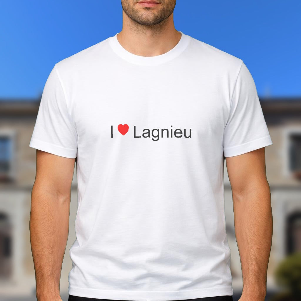 T-shirt I love lagnieu