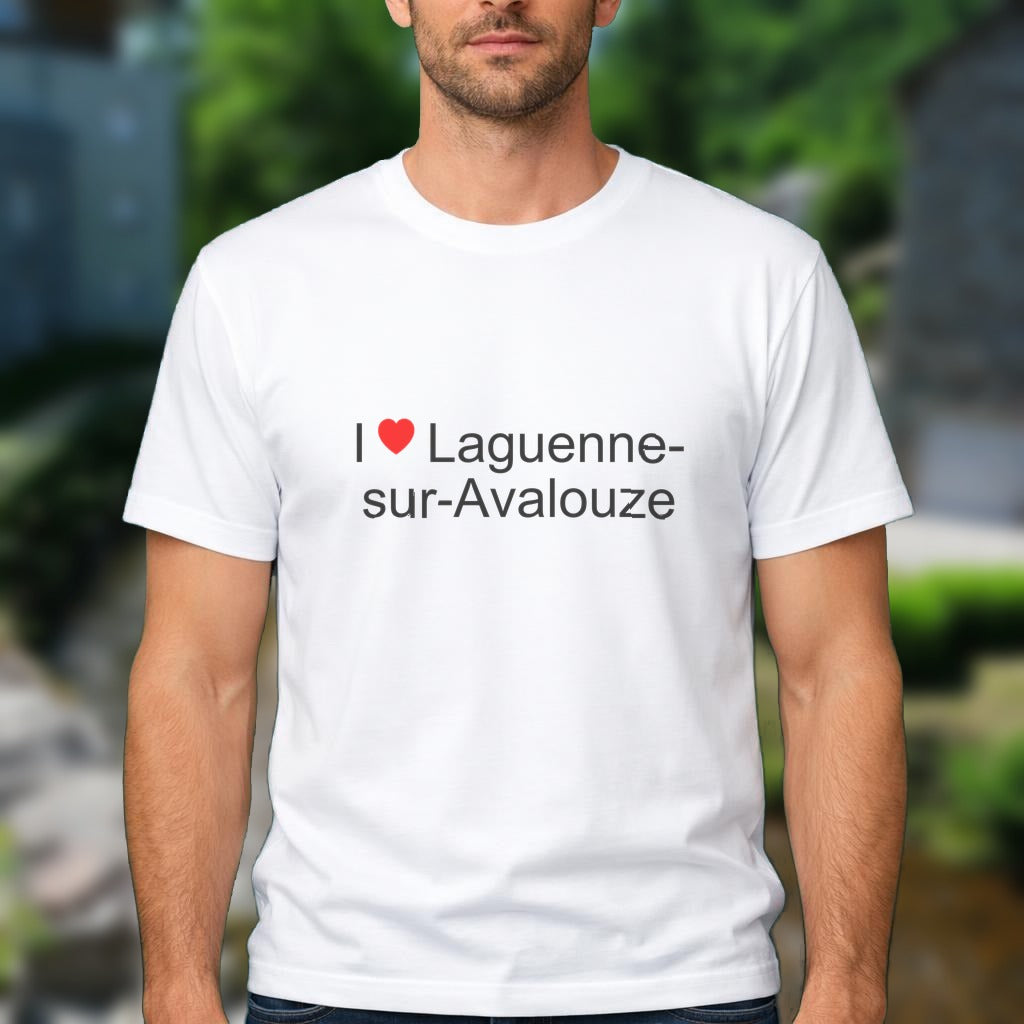 T-shirt I love laguenne-sur-avalouze