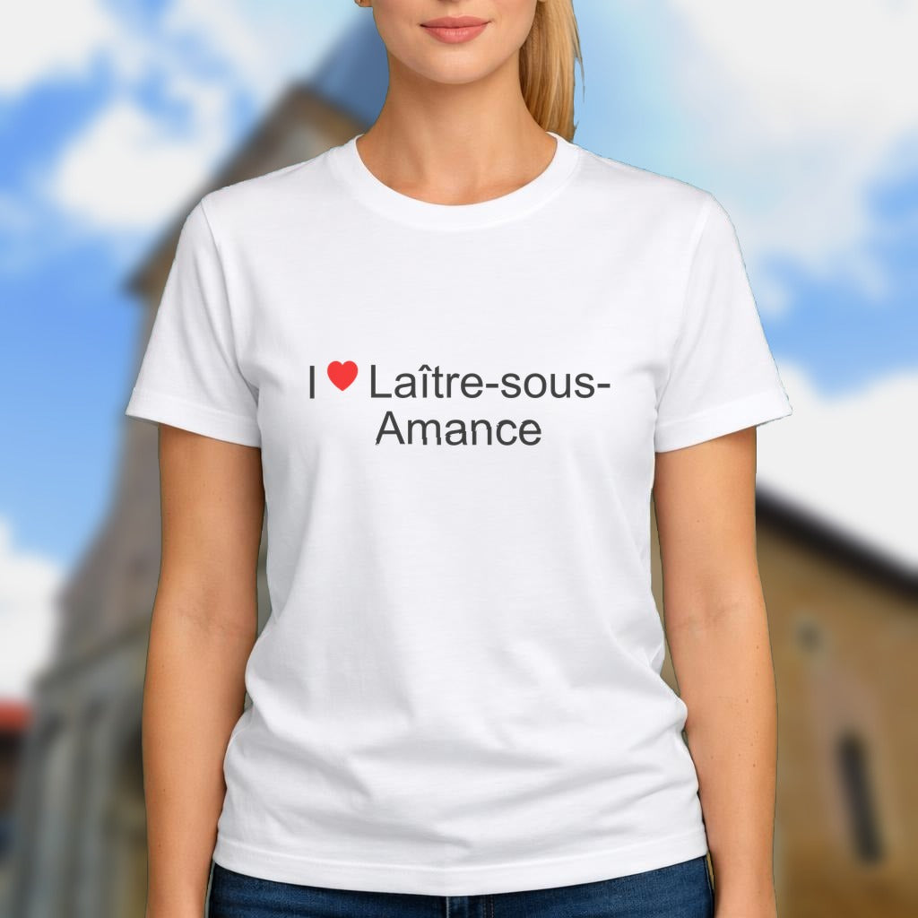T-shirt I love laître-sous-amance