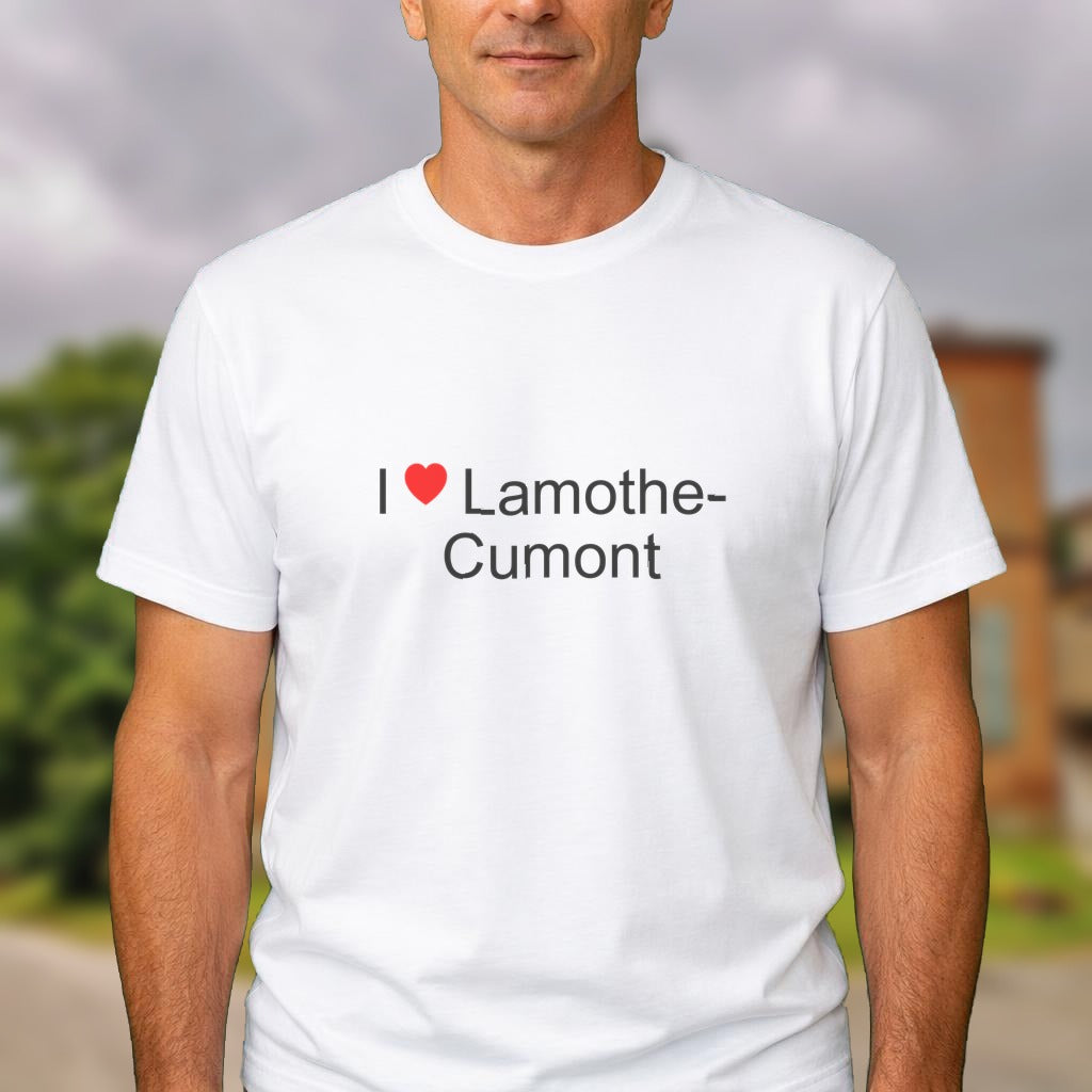 T-shirt I love lamothe-cumont