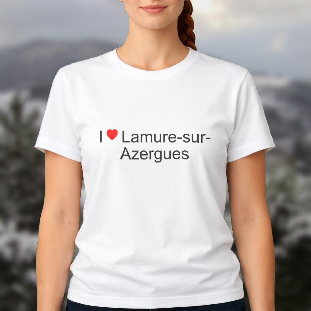 T-shirt I love lamure-sur-azergues