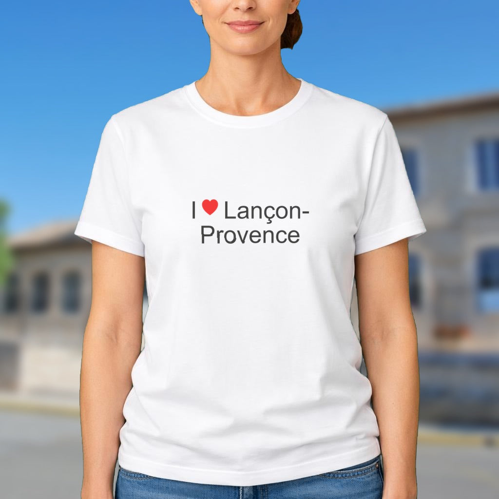 T-shirt I love lançon-provence