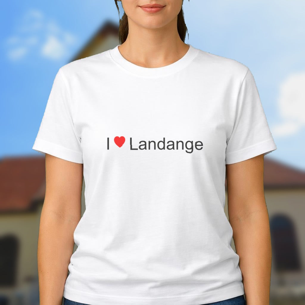 T-shirt I love landange
