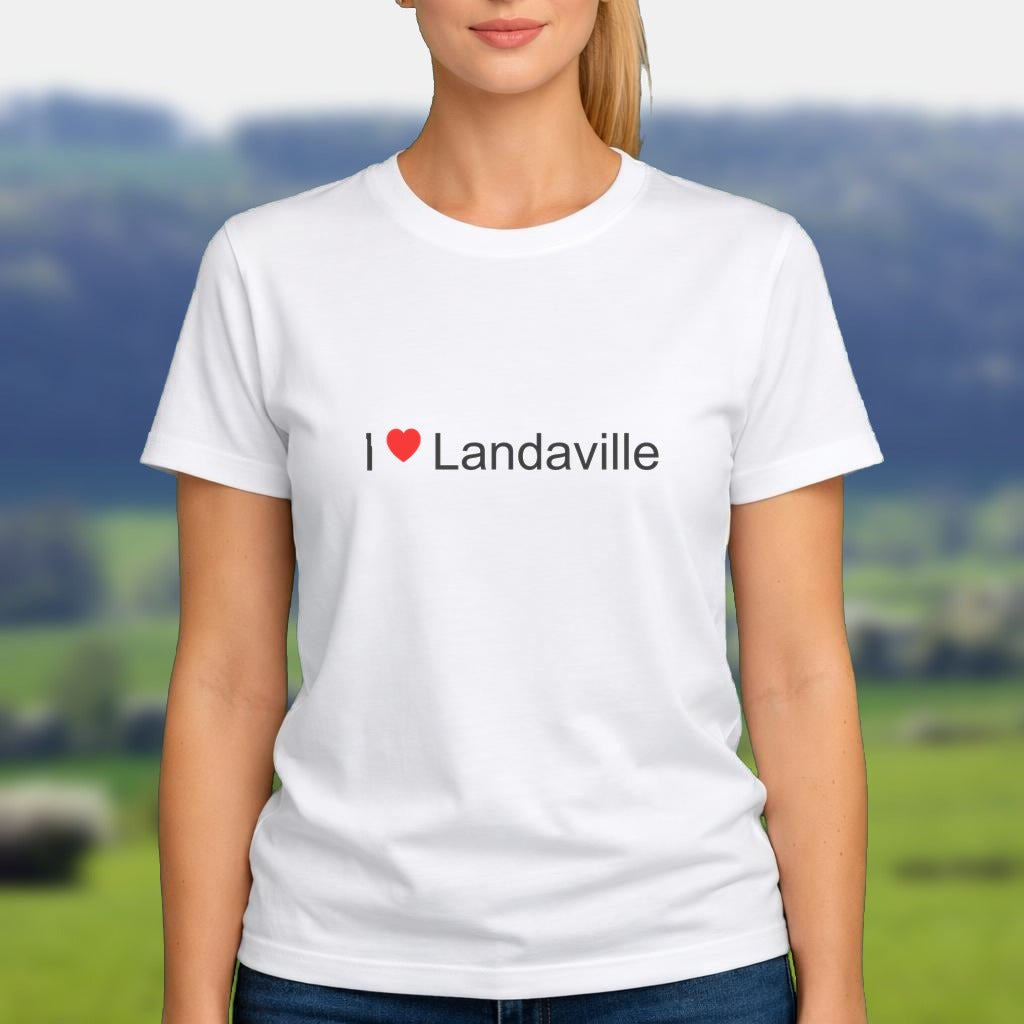 T-shirt I love landaville