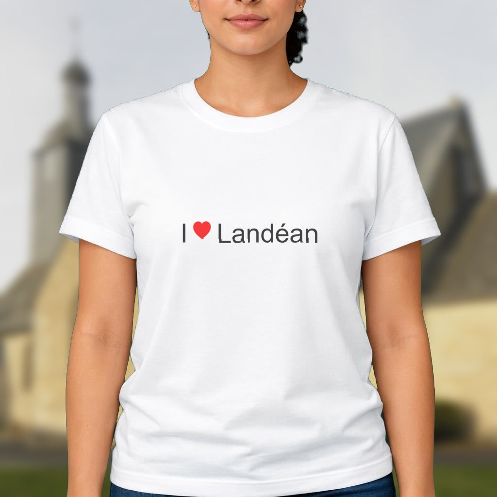 T-shirt I love landéan