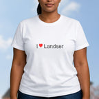 T-shirt I love landser