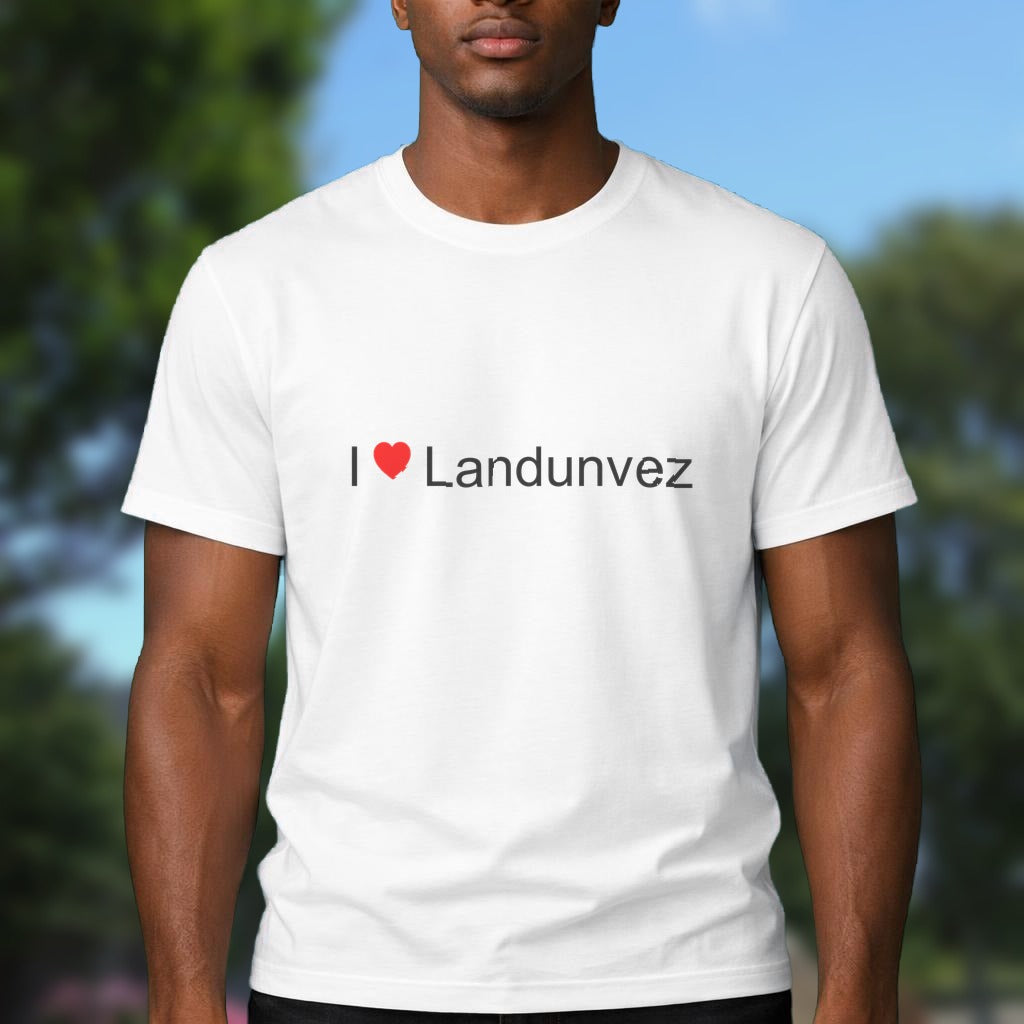 T-shirt I love landunvez