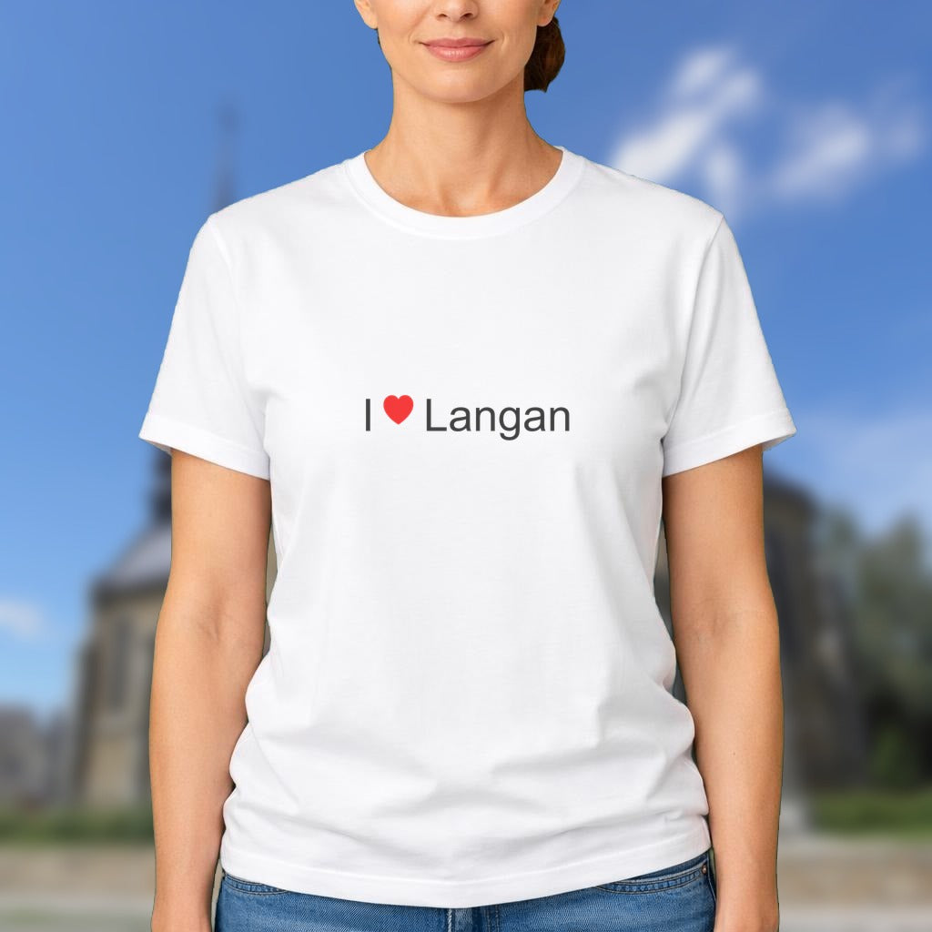 T-shirt I love langan