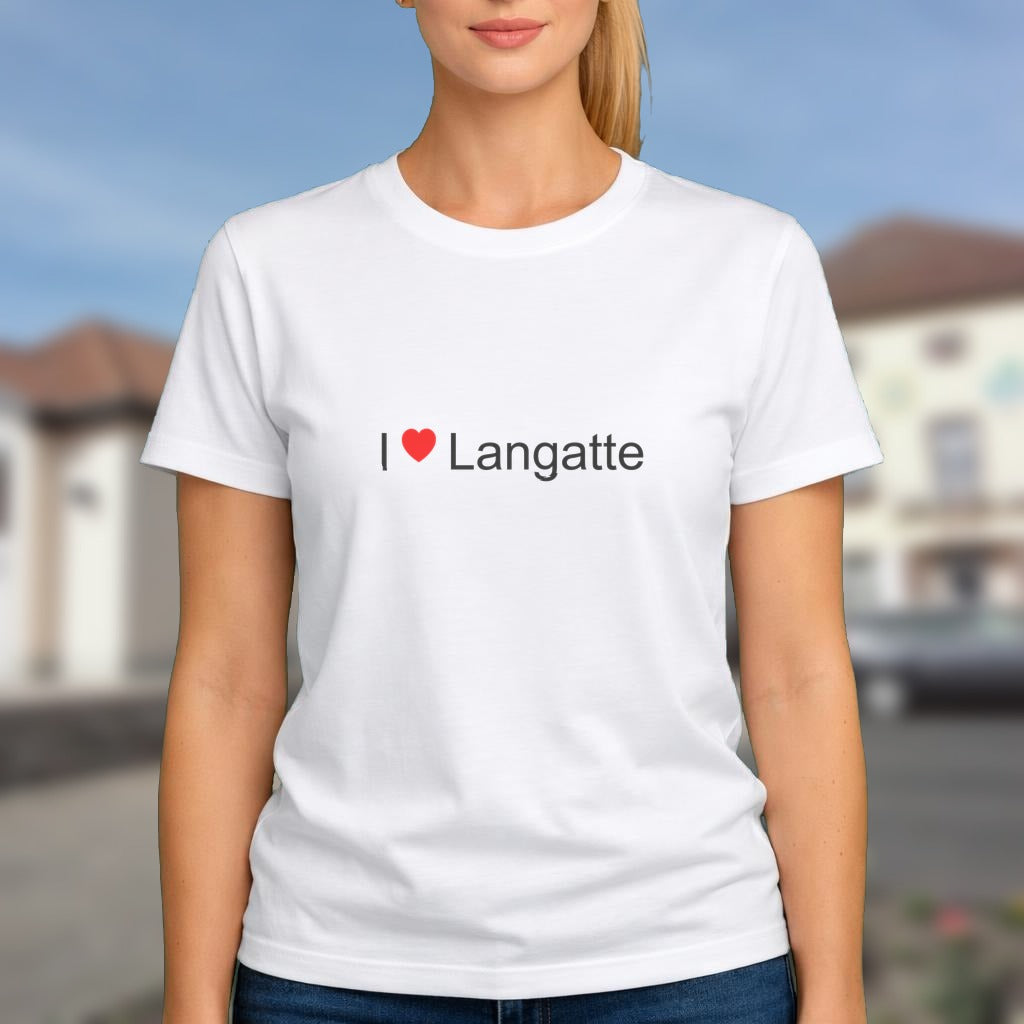T-shirt I love langatte