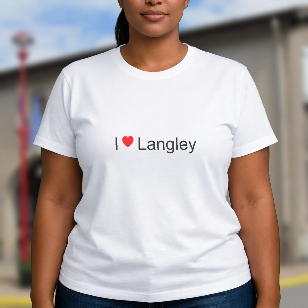 T-shirt I love langley